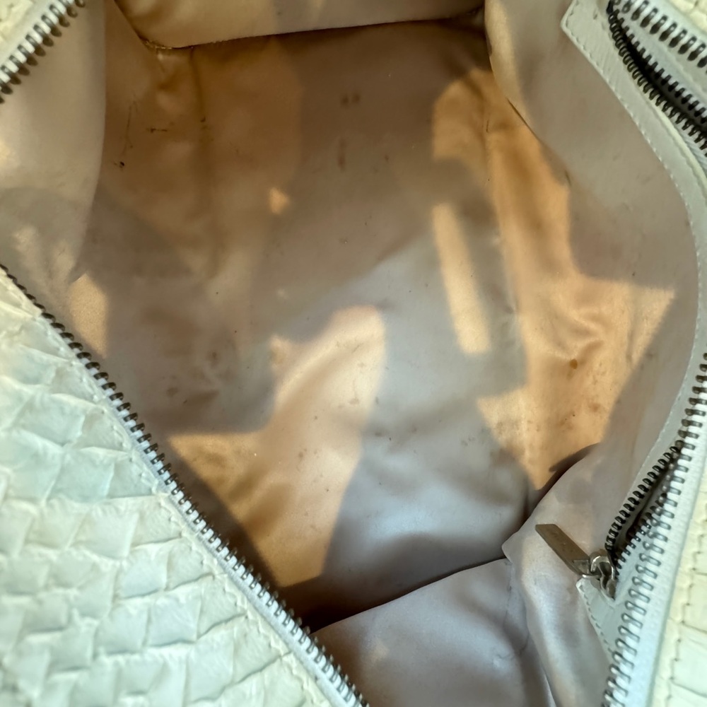 Calvin Klein Collection Large White Python Designer  Handbag - Picture 9 of 13